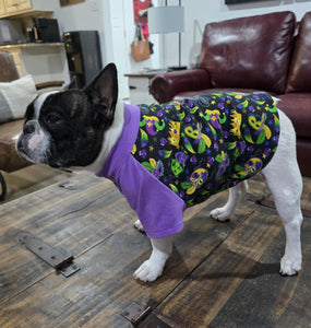 PRESALE PRINTS--MARDI GRAS Print Tee--Custom Designed French Bulldog T-Shirt