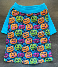 Load image into Gallery viewer, Halloween Pumpkins Print Tee--Custom Designed French Bulldog T-Shirt