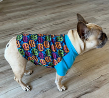 Load image into Gallery viewer, Halloween Pumpkins Print Tee--Custom Designed French Bulldog T-Shirt