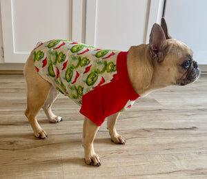 SANTA GRINCH Print--Custom Designed French Bulldog T-Shirt
