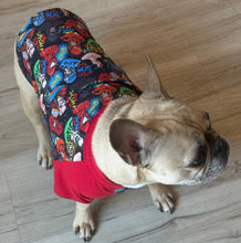 Load image into Gallery viewer, POWERFUL SUPEHEROS--Custom Designed French Bulldog T-Shirt