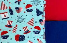 Load image into Gallery viewer, July 4th Celebration Print Tee- Custom Designed French Bulldog T-Shirt