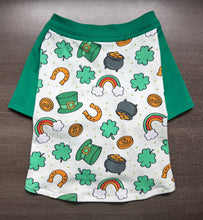 Load image into Gallery viewer, Luck of the Irish Print Tee- Custom Designed French Bulldog T-Shirt