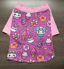 Load image into Gallery viewer, Sweets and Cupcakes- Custom Designed French Bulldog T-Shirt