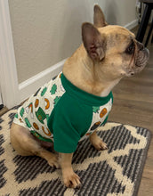 Load image into Gallery viewer, Luck of the Irish Print Tee- Custom Designed French Bulldog T-Shirt