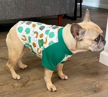 Load image into Gallery viewer, Luck of the Irish Print Tee- Custom Designed French Bulldog T-Shirt