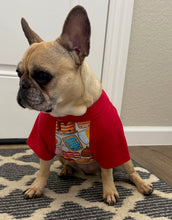 Load image into Gallery viewer, Fun Foods Print Tee- Custom Designed French Bulldog T-Shirt