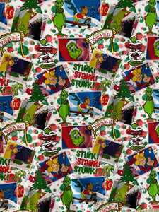 PRESALE PRINTS--GRINCH-STINK! STANK! STUNK!--Custom Designed French Bulldog T-Shirt