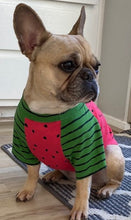 Load image into Gallery viewer, LITTLE WATERMELON Print Tee- Custom Designed French Bulldog T-Shirt