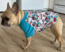 Load image into Gallery viewer, HERE COMES TROUBLE Print- Custom Designed French Bulldog T-Shirt