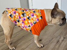 Load image into Gallery viewer, Fall Candy Corn Print Tee- Custom Designed French Bulldog T-Shirt