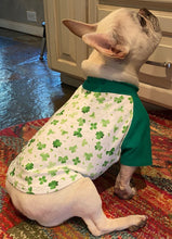 Load image into Gallery viewer, ST. PATTY&#39;S SHAMROCKS  Print Tee- Custom Designed French Bulldog T-Shirt