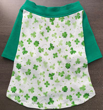 Load image into Gallery viewer, ST. PATTY&#39;S SHAMROCKS  Print Tee- Custom Designed French Bulldog T-Shirt