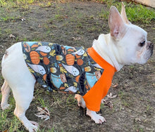 Load image into Gallery viewer, FESTIVE FALL Print Tee- Custom Designed French Bulldog T-Shirt