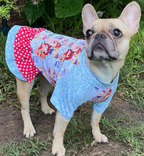 Load image into Gallery viewer, Sparkle Holiday Characters Double Ruffle Dress- Custom French Bulldog Dress